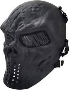 Máscara de Airsoft para o rosto inteiro, para baile de máscaras, cosplay de Halloween, adereços de filmes e outras atividades ao ar livre