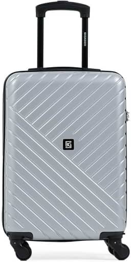 Mala de Bordo Abs 4 Rodas Detroit Prata/preto 0018592451003