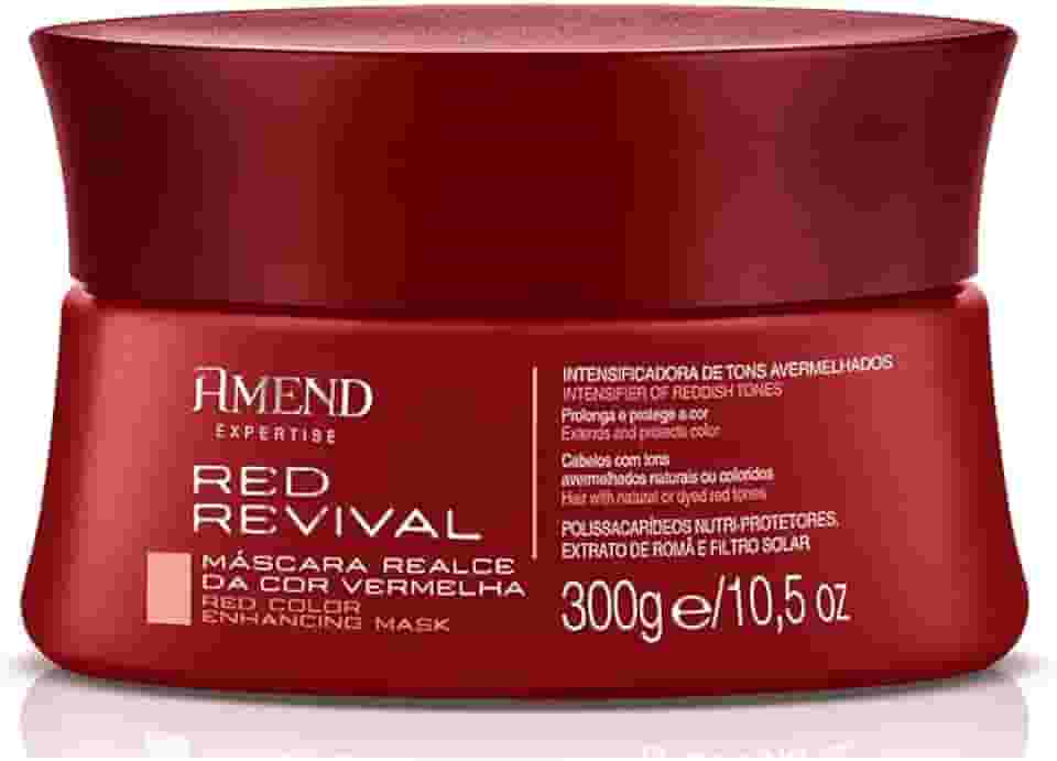 Amend Máscara Realce Da Cor Vermelha Red Revival 300 G