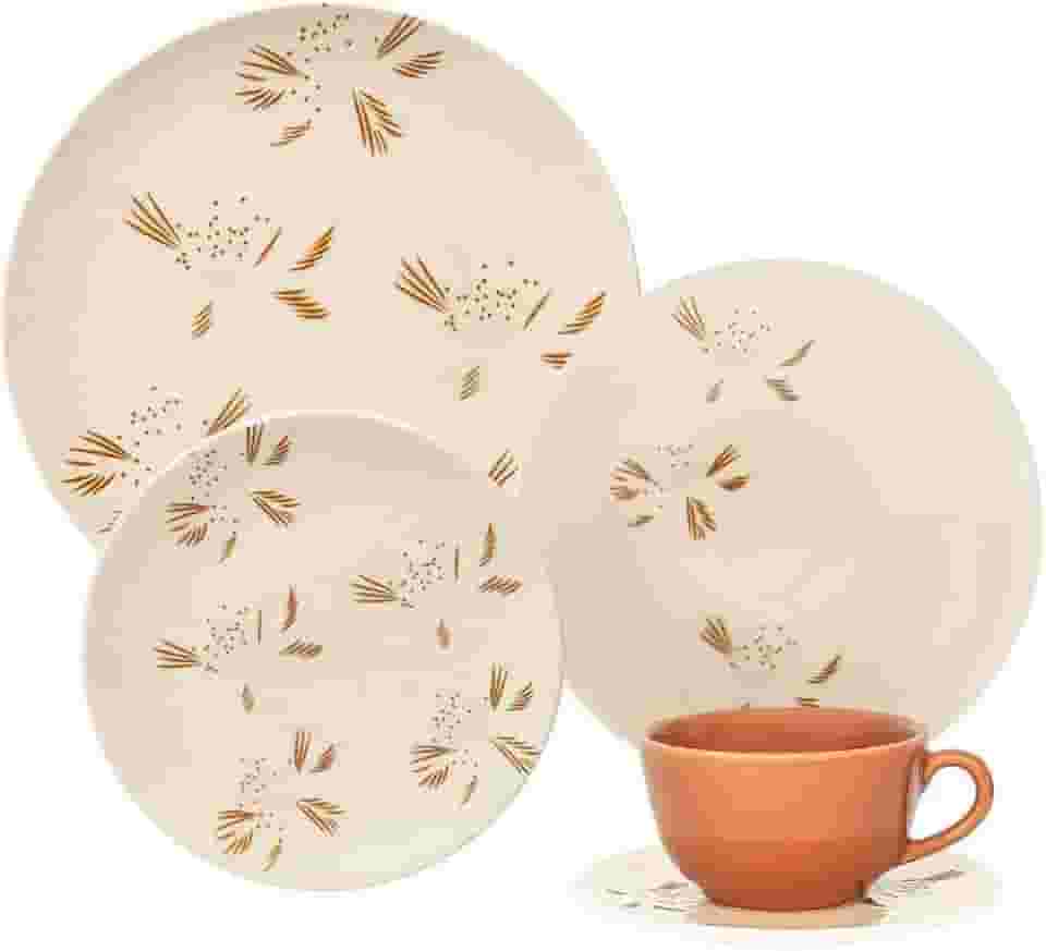 Oxford Aparelho De Jantar 20 Peças Unni Orquidea