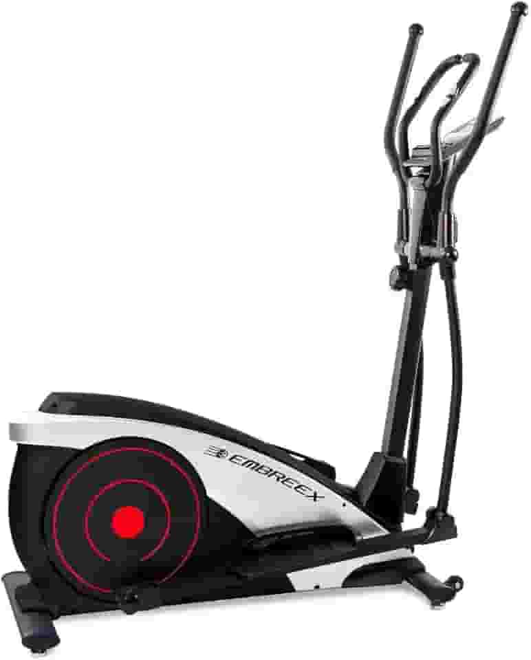 Elíptico Magnético 219 Semi-Profissional com 8 Níveis de Resistência e Painel LCD 5.5” – Ideal para Condomínios, Residências e Clubes – Suporta até 120kg