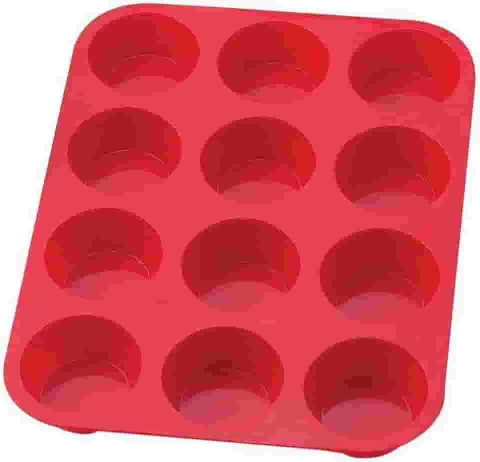 Forma de silicone de cupcake 12 unidades Kehome