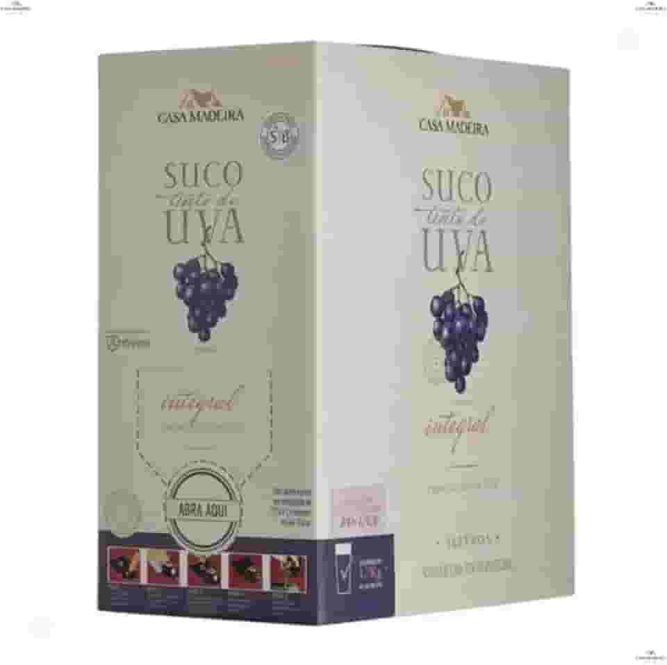 Suco de Uva Integral Casa Madeira - 3 Litros Bag in Box