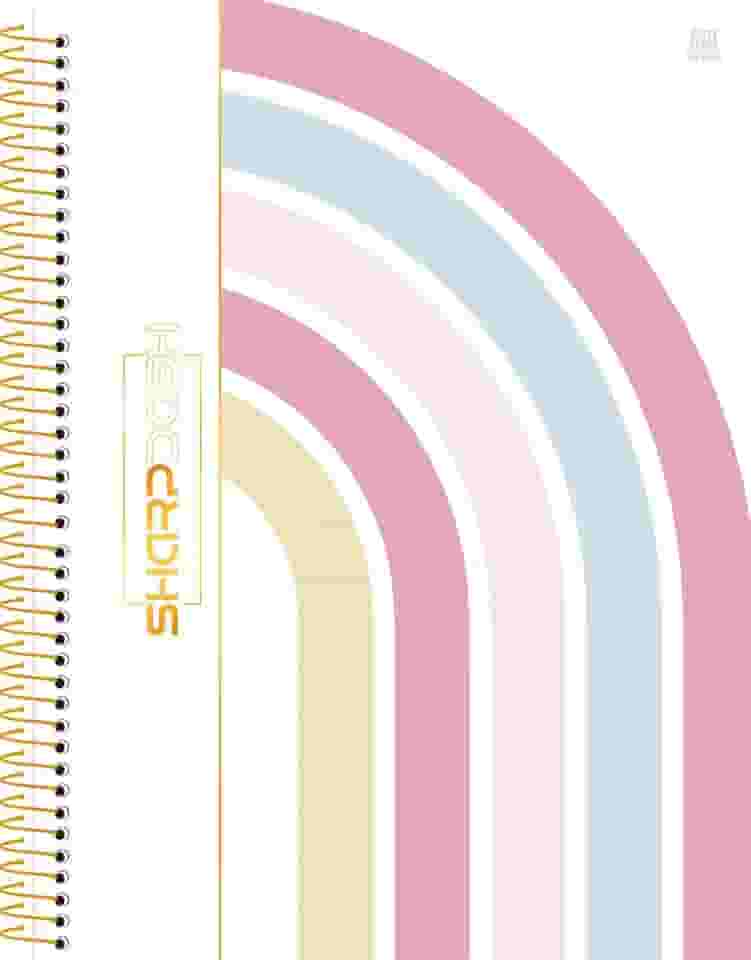 Kit de Caderno, 01 Matéria, Capa Dura, Colegial Sharpdash com App Digital, 80 Folhas, Animativa, Pacote com 4 Unidades
