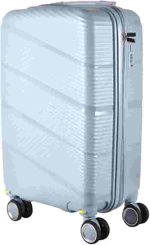 Mala de Bordo 10KG Polipropileno Inquebrável Expansível Dubai (Azul Bebê)