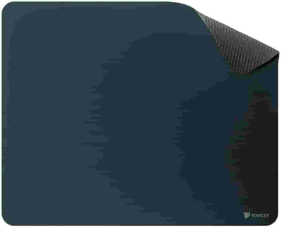 Mouse Pad TopGet ProControl | Gamer & Home Office | Precisão, Deslize Suave | Base Borracha Antiderrapante, Poliéster Durável | 22x18 cm (Chumbo)
