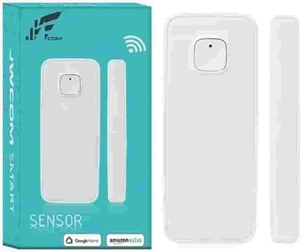 Sensor De Abertura Inteligente De Porta Janela Wifi Smart Jwcom Detector De Abertura De Porta e Janela Smart Compatível APP TUYA Smart Life