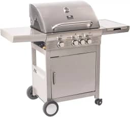 Mimo Style, Churrasqueira Inox a Gás de Carrinho com 3 Queimadores