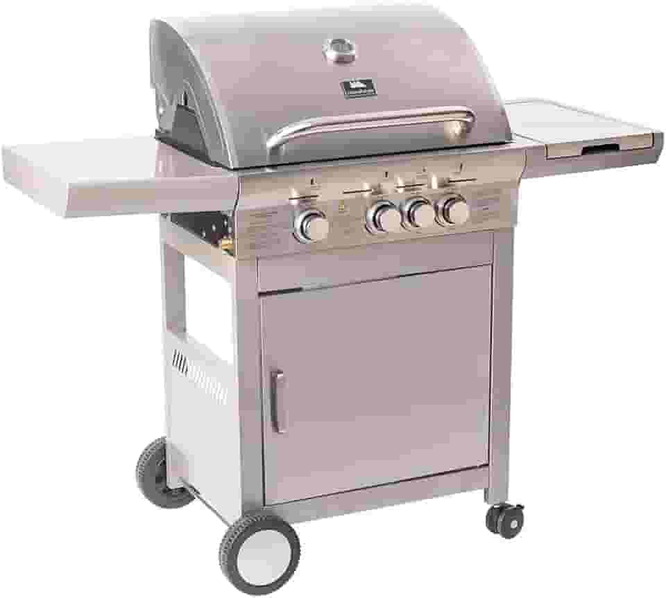 Mimo Style, Churrasqueira Inox a Gás de Carrinho com 3 Queimadores