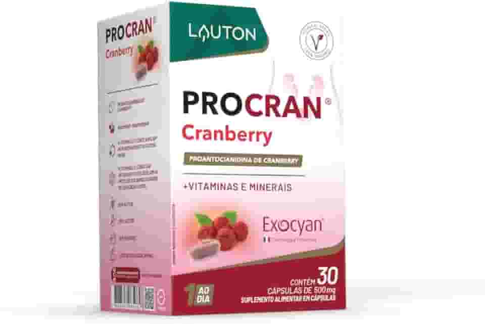 PROCRAN® Cranberry com Vitamina C + E + Zinco e Selênio (Clinical Series) 30 Cps - Lauton