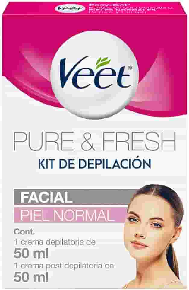Veet Creme Depilatório Kit Depilação Facial - 2x 50ml