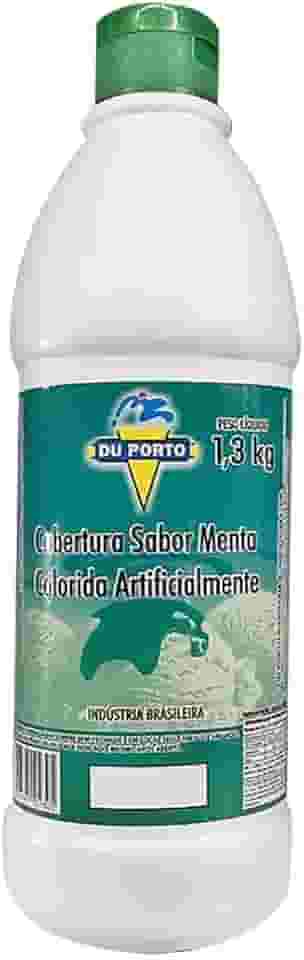 Cobertura Para Sorvetes Sobremesas Bebidas Vários Sabores 1,3kg (Menta)