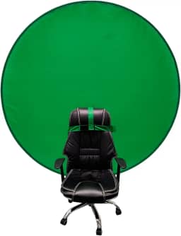 Fundo Fotográfico Estúdios Chroma Key Verde 142cm Portátil Para Home Office Streaming e Gravações com Bolsa T-Photo