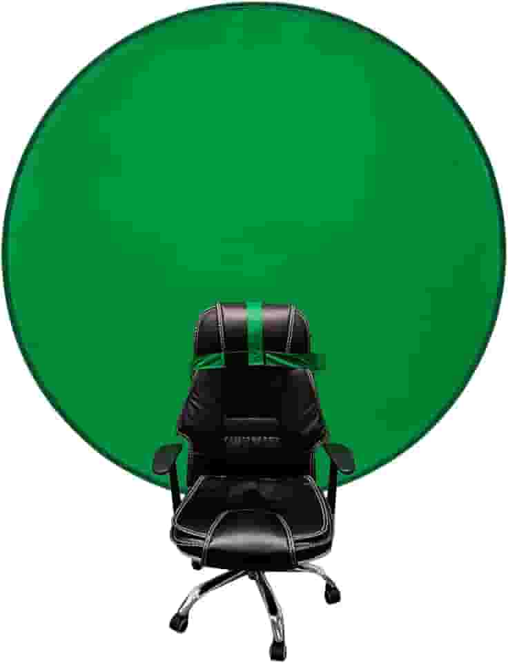 Fundo Fotográfico Estúdios Chroma Key Verde 142cm Portátil Para Home Office Streaming e Gravações com Bolsa T-Photo