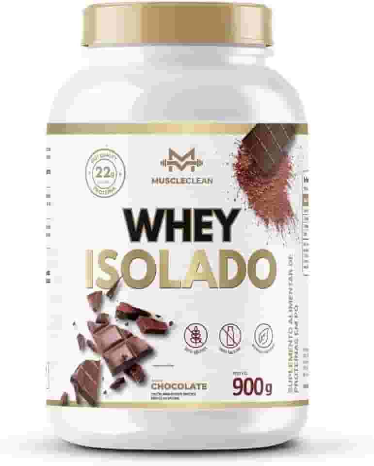 Whey Isolado Muscle Clean Zero Lactose - 900g (Pote, Chocolate)
