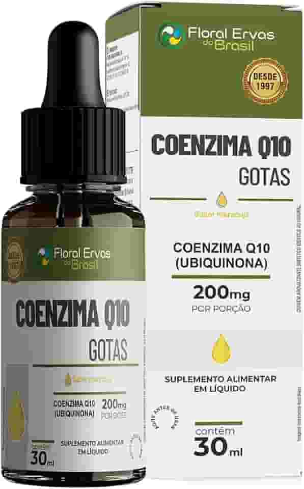 Coenzima Q10 200Mg Gotas Sublingual + Vit E Formula Nano Sabor Maracuja