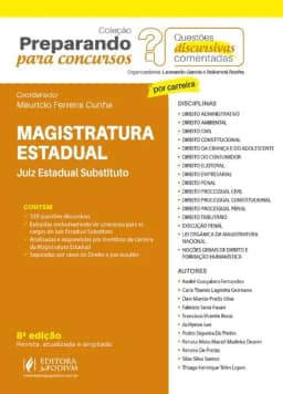 Preparando para Concursos - Questões Discursivas Comentadas - Magistratura Estadual - 8ª Edição (2025)