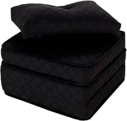 Puff Colchonete Dobrável/Sofa 3 em 1 Espuma D33 + Travesseiro Solteiro BF Colchões