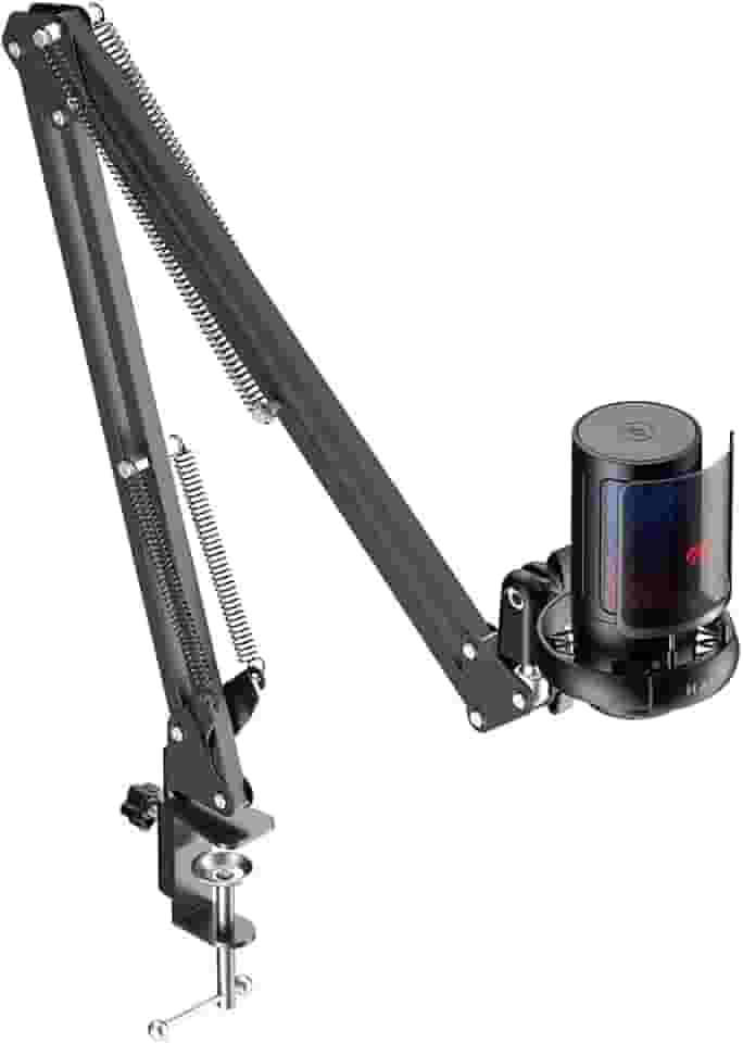 Microfone Stream Havit RGB Com Braço Articulado GK50 Pro Preto