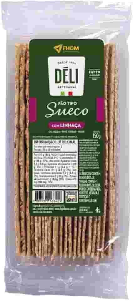 Pão Sueco Linhaça Déli Artesanal 150g FHOM