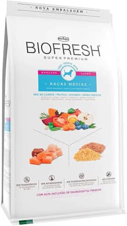 Ração Biofresh Light para Cães de Raças Médias - 10,1kg