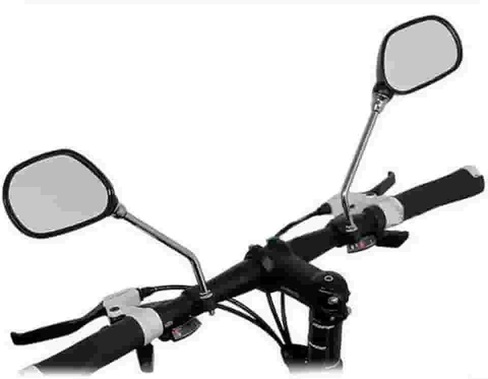 Espelho Retrovisor Com Refletor Para Bicicletas bike Urbanas MTB Speed E motos Mobilete Bikelet Scooters patins Ajustavel guiador Guidão