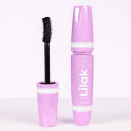 Máscara para Cílios Volume Lilak – Preto Intenso, Cílios Volumosos e Alongados, Efeito Duradouro
