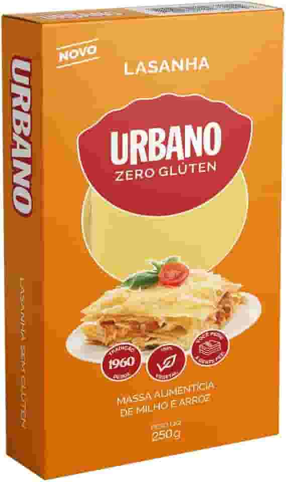 Urbano, Massa para Lasanha, Zero Glúten - 250g