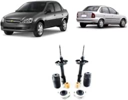 Amortecedor + Batente Corsa Classic Dianteiro 2004 Até 2016 Life LS 1,0 1,6 8V
