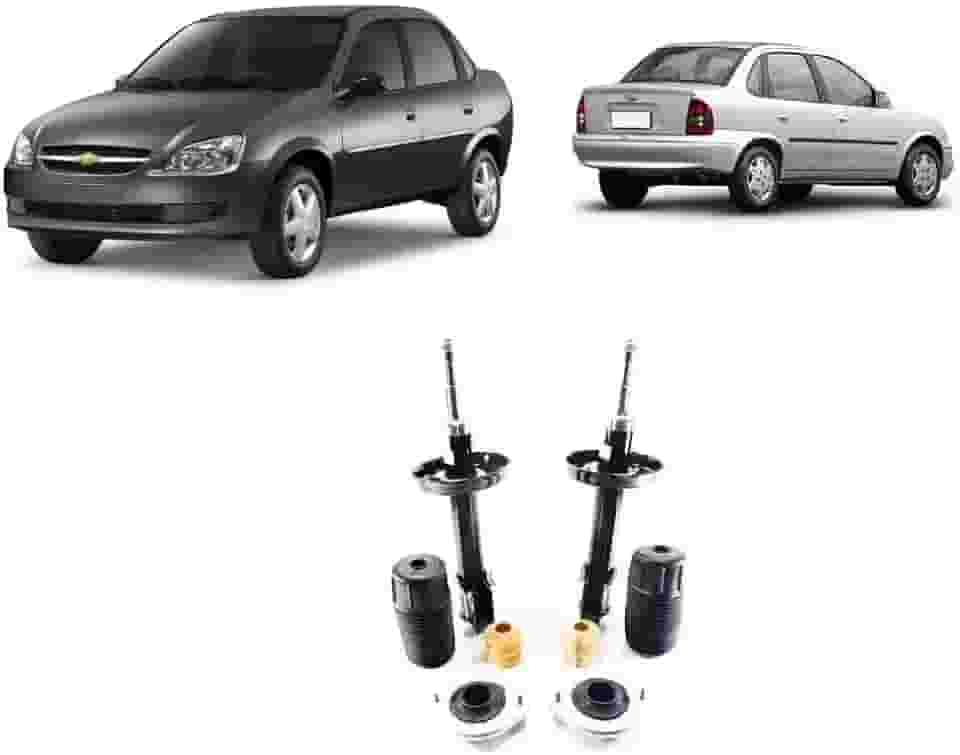 Amortecedor + Batente Corsa Classic Dianteiro 2004 Até 2016 Life LS 1,0 1,6 8V