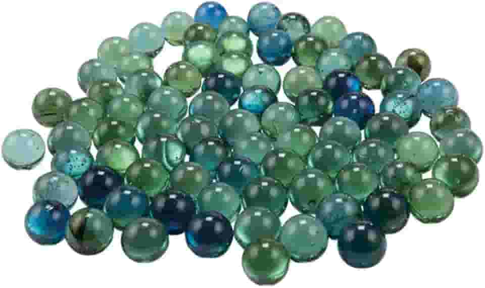 40 Bolinha Gude Bola De Vidro Terapêutica Escalda Pé Relaxante Resistente Fubeca Diversos Modelos Birosca - LVLOGISTICA