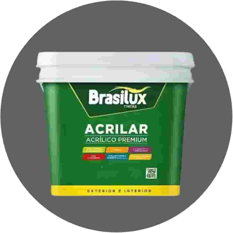 Tinta Acrilica Premium Lavavel Acrilar 3,6L (Cinza Elefante)