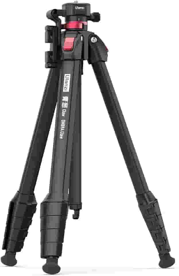 Ombra Tripé Vídeo Viagem para Câmera e Celular - Estabilizador Profissional Portátil com Cabeça Fluida para Gravação de Vídeos, Vlogs e Lives