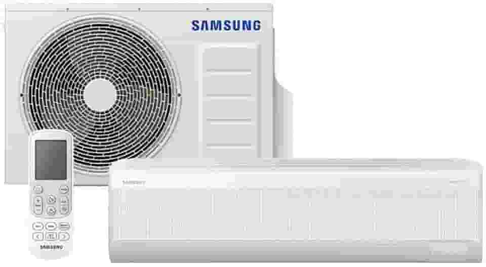 Samsung Ar-condicionado Split Inverter WindFree Connect AI 24.000 BTUs Frio Sem Vento AR24DYFAAWKNAZ 220V