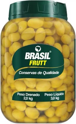 Brasil Frutt Azeitona Verde com Caroço 16/20 balde 2kgs