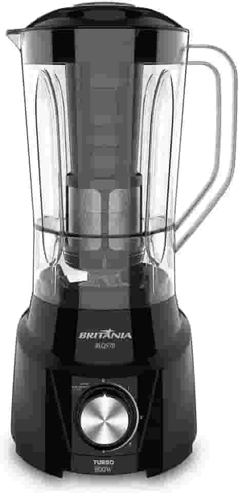 Liquidificador Britânia Diamante Preto 4 Velocidades Com Filtro 127v