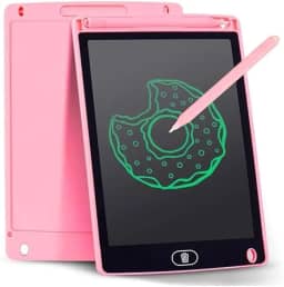 Lousa Magica Educativa Tablet Infantil com caneta interativa inclusa 8,5" (Rosa)