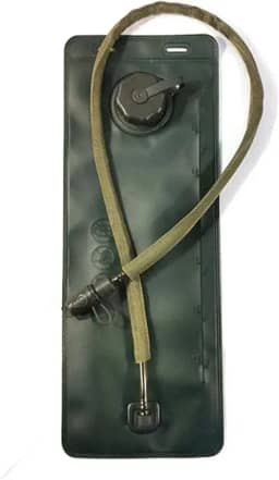 Bolsa de Hidratação 3L, Livre de BPA, com Válvula Anti-vazamento, Tampa Rosqueável, Tubo com Proteção Térmica, Verde