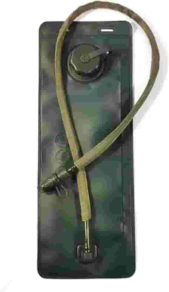 Bolsa de Hidratação 3L, Livre de BPA, com Válvula Anti-vazamento, Tampa Rosqueável, Tubo com Proteção Térmica, Verde