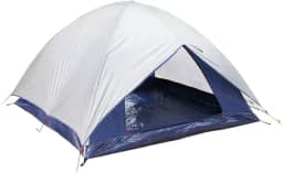 Nautika, Barraca De Camping Dome 3 Pessoas Tipo Iglu, Sobreteto Completo, Suporta Até 1800mm Coluna D'água, Conjunto De Estacas E Cordas Para Fixação E Sacola Para Transporte, Super Completa, Cinza