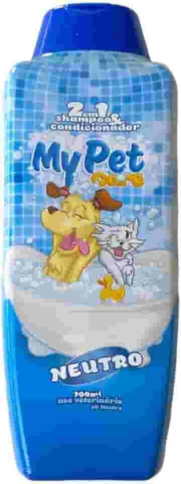 MY PET BRASIL Shampoo Para Cachorros 2 Em 1 Neutro 700Ml Shampoo E Condicionador My Pet Brasil