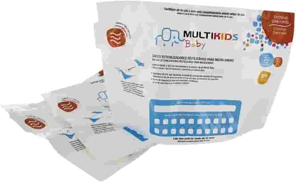 Saquinhos para Esterilizar no Micro-ondas 6 pe�as Multikids Baby - BB157