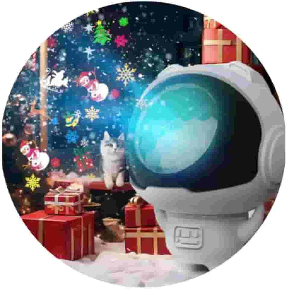 Projetor Led Bivolt Natal Desenhos – Ilumine seu Natal com Magia e Praticidade