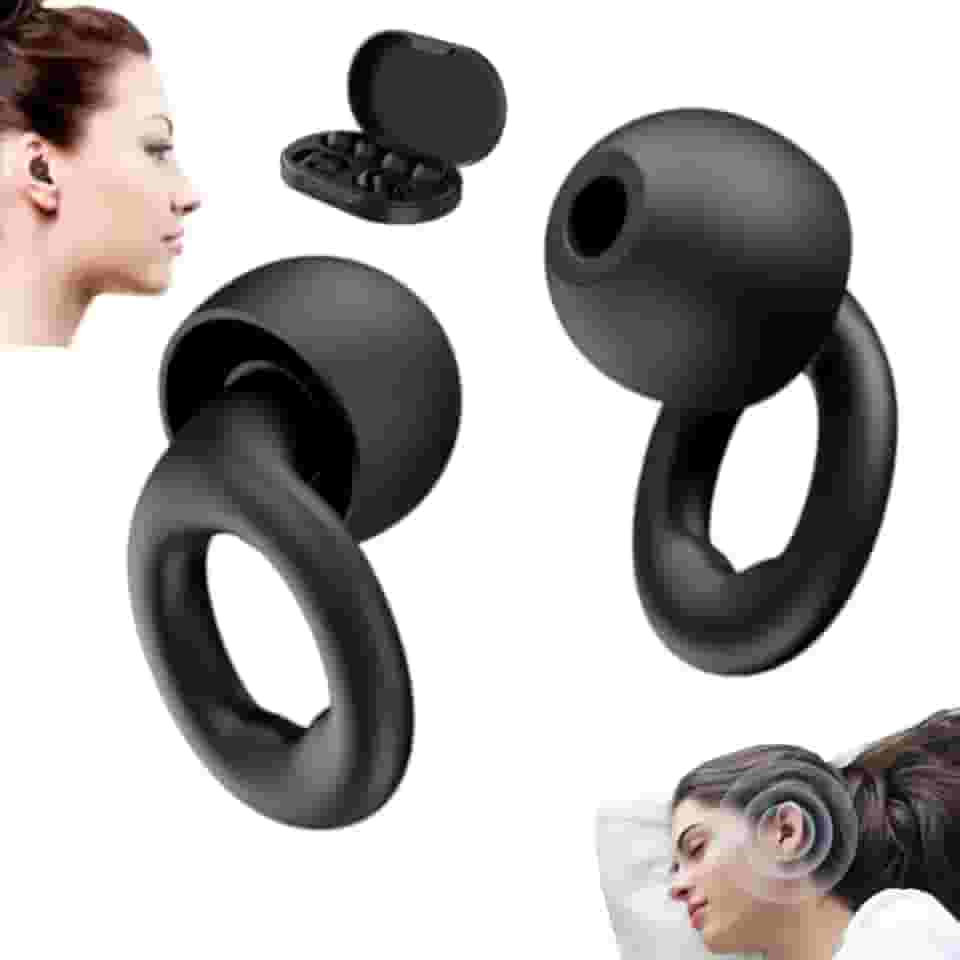 NWX Protetor de Ouvido para Dormir | Abafador de Ruídos e Tampão Auricular Antirruído | Silicone Confortável e Reutilizável para Sono Profundo, Anti Ronco e Noites Tranquilas