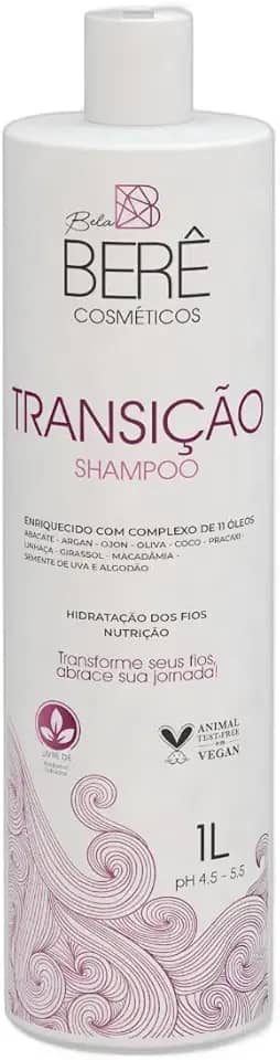 BELA BERÊ, Shampoo Profissional Transição Capilar 1L - Bela Bere