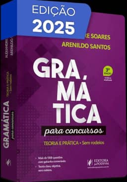 Gramatica Para Concursos - Teoria E Prática - 3 Edição 2025 Juspodivm