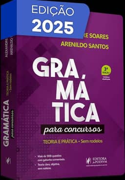 Gramatica Para Concursos - Teoria E Prática - 3 Edição 2025 Juspodivm