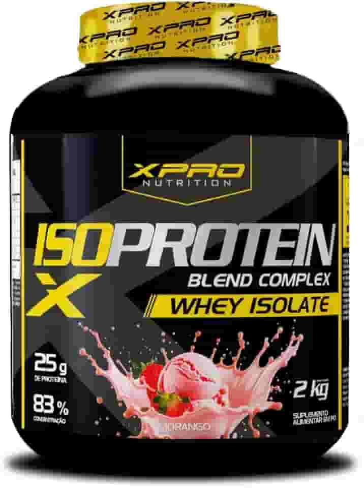 Whey Protein Iso Protein Blend Complex - XPRO Nutrition (2kg, Morango)