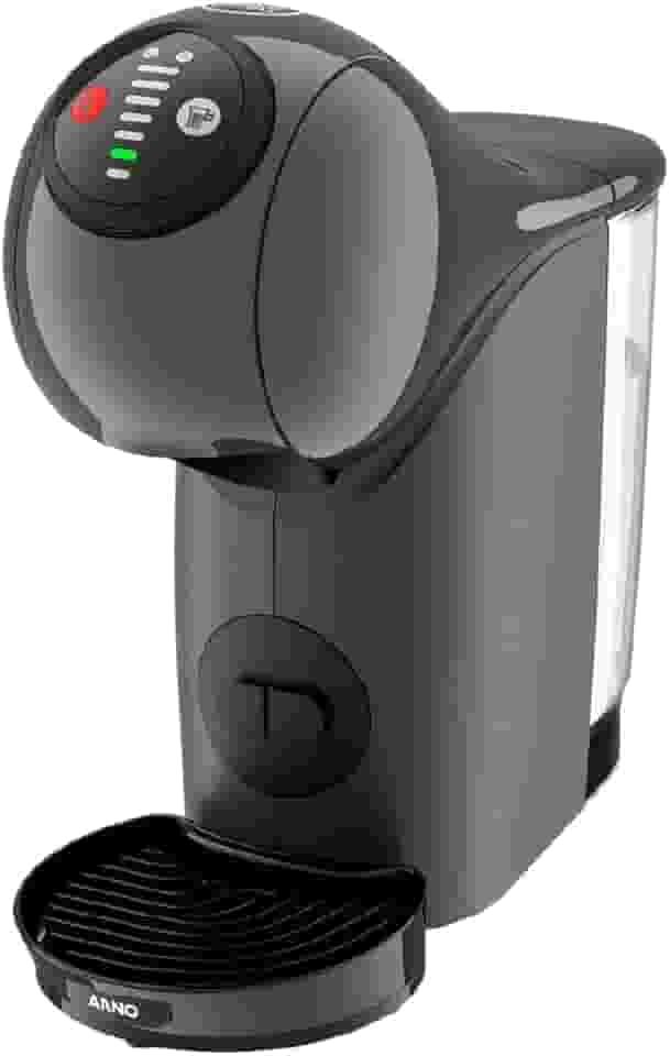 Cafeteira Arno Nescafé Dolce Gusto Genio S Basic Grafite DGS5, Multibebidas, 15 Bars, Função XL, Tanque Removível, Função Eco Mode, 110V