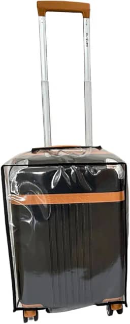 Capa Protetora de Mala de Viagem - Pvc Cristal Transparente Grosso Resistente - P20 M24 G28 - Capa de Bagagem à prova D'água poeira sujeira Arranhões Diminui o Impacto (P - 20 Polegadas)